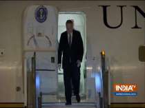 US Secretary of State Mike Pompeo arrives in Delhi