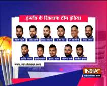 2019 World Cup: England opt to bat, India bring in Rishabh Pant in place of Shankar