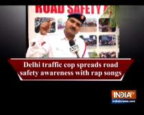 Delhi traffic cop spreads road safety awareness with rap songs