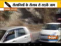Uttarakhand: Traffic jam in Devprayag as the Char Dham yatra season intensifies