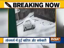 Jammu and Kashmir: Fresh snowfall and rain in Sonmarg