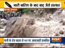 Himachal Pradesh: Flood like condition due to heavy rain in Kinnaur