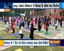 Seven day Yoga camp is underway in Aligarh Muslim University