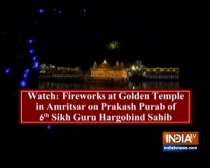 Watch: Fireworks at Golden Temple in Amritsar on Prakash Purab of 6th Sikh Guru Hargobind Sahib