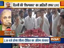 Sonia Gandhi, Priyanka Gandhi Vadra pay tribute to former Delhi CM Sheila Dixit at Congress HQ