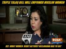 This bill is for the protection of rights, privileges of the Muslim women, says Women Right activist Neelanjana