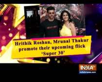 Hrithik Roshan, Mrunal Thakur promote their upcoming flick 