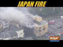 Fire breaks out in a famous animation studio in Kyoto, Japan
