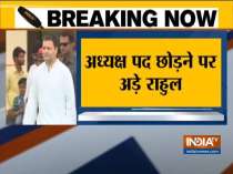 Rahul Gandhi sticks to decision to resign as Congress chief