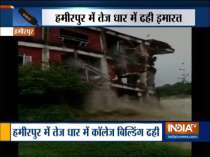College building collapses after heavy showers in Hamirpur