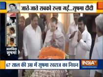 Sonia Gandhi pays tribute to Sushma Swaraj