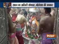 Devotees offer prayers at Lord Shiva temples on the last Monday of 