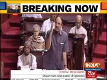BJP has murdered Constitution: Congress leader Ghulam Nabi Azad in Rajya Sabha
