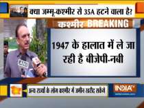 Cabinet meeting begins; Ghulam Nabi Azad slams Modi government over Kashmir suspense