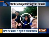 BJP leader Shazia Ilmi confronts Pak supporters raising anti-India slogans in Seoul