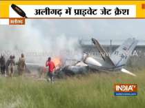 A private aircraft crashes at Aligarh Dhanipur airstrip, no injuries reported