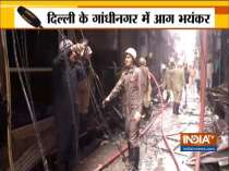 Delhi: Massive fire breaks out at Gandhi Nagar Market