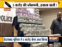 Hyderabad police seizes Rs 5 crore hawala cash