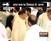 India TV Chairman, Rajat Sharma attends close friend Arun Jaitley