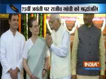 BJP leaders pay tribute to former PM Rajiv Gandhi on his 75th birth anniversary