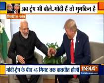 PM Modi and US President Donald Trump shares some light moment on sideline of G-7 Summit
