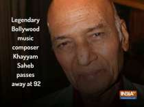 Legendary Bollywood music composer Khayyam Saheb passes away at 92