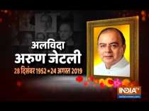 Former Union Minister Arun Jaitley cremated with full state honours at Nigambodh Ghat