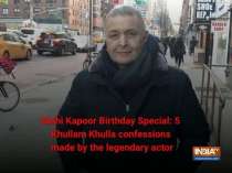 Rishi Kapoor Birthday Special: 5 Khullam Khulla confessions made by the legendary actor