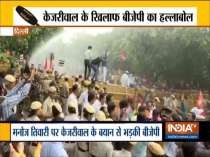 Delhi: BJP workers stage protest against CM Arvind Kejriwal for 