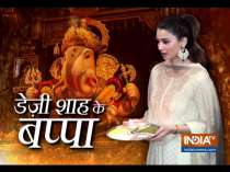Daisy Shah welcomes Lord Ganesha in our house