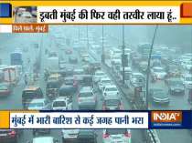 Waterlogging, traffic jam after heavy rain in parts of Mumbai, Western Expressway jammed