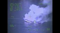 Coast Guard video shows US dive boat on fire