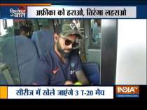 Team India reaches Dharamsala, set for clash with South Africa on Sunday