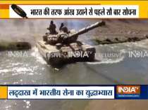 Indian Army conducts mock drill in Ladakh