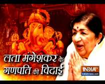 Lata Mangeshkar bids adieu to her Ganpati