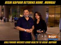 Rishi Kapoor returns to India after year of treatment in New York