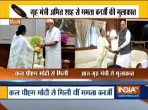 Day after meeting PM Modi, West Bengal CM Mamata Banerjee meets Amit Shah