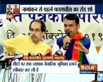 CM Fadnavis and Uddhav Thackeray addresses a joint press conference
