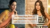 10 Times Bigg Boss 11 fame Hina Khan impressed with her sassy personality