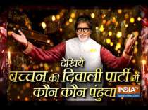 Amitabh Bachchan hosts a Diwali party in Jalsa