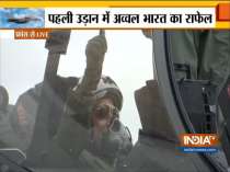 Rafale jet carrying Defence Minister Rajnath Singh lands after completing 35 min sortie