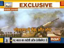 Indian Army and IAF holds joint military exercise in Pokhran, Rajasthan