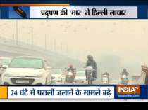 Delhi air quality worsens as stubble burning increases in Punjab and Haryana