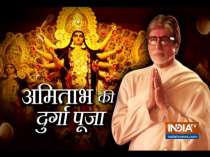Amitabh Bachchan goes for pandal hopping on the occasion of Durga Puja