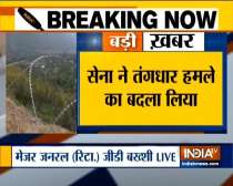 Indian army used artillery guns to target the terrorist camps
