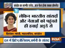 Priyanka Gandhi takes dig at Modi govt over EU MPs