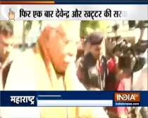 Haryana Assembly Polls: CM Manohar Lal Khattar rides a cycle to the polling booth