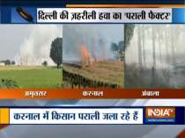 Haryana farmers continue to burn stubble despite ban