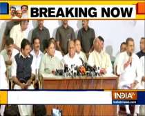 Maharashtra:Congress-NCP leaders addresses a joint press conference