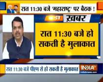 Maharashtra CM Devendra Fadnavis expected to meet PM Modi tonight